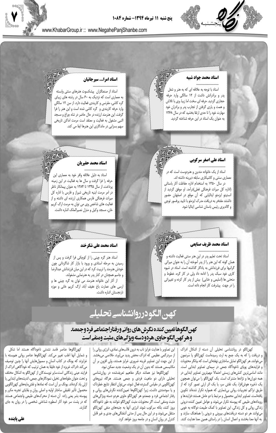 مشاهده صفحه ۳۹ روزنامه خبرجنوب تاریخ ۱۱  سال ۱۳۹۴