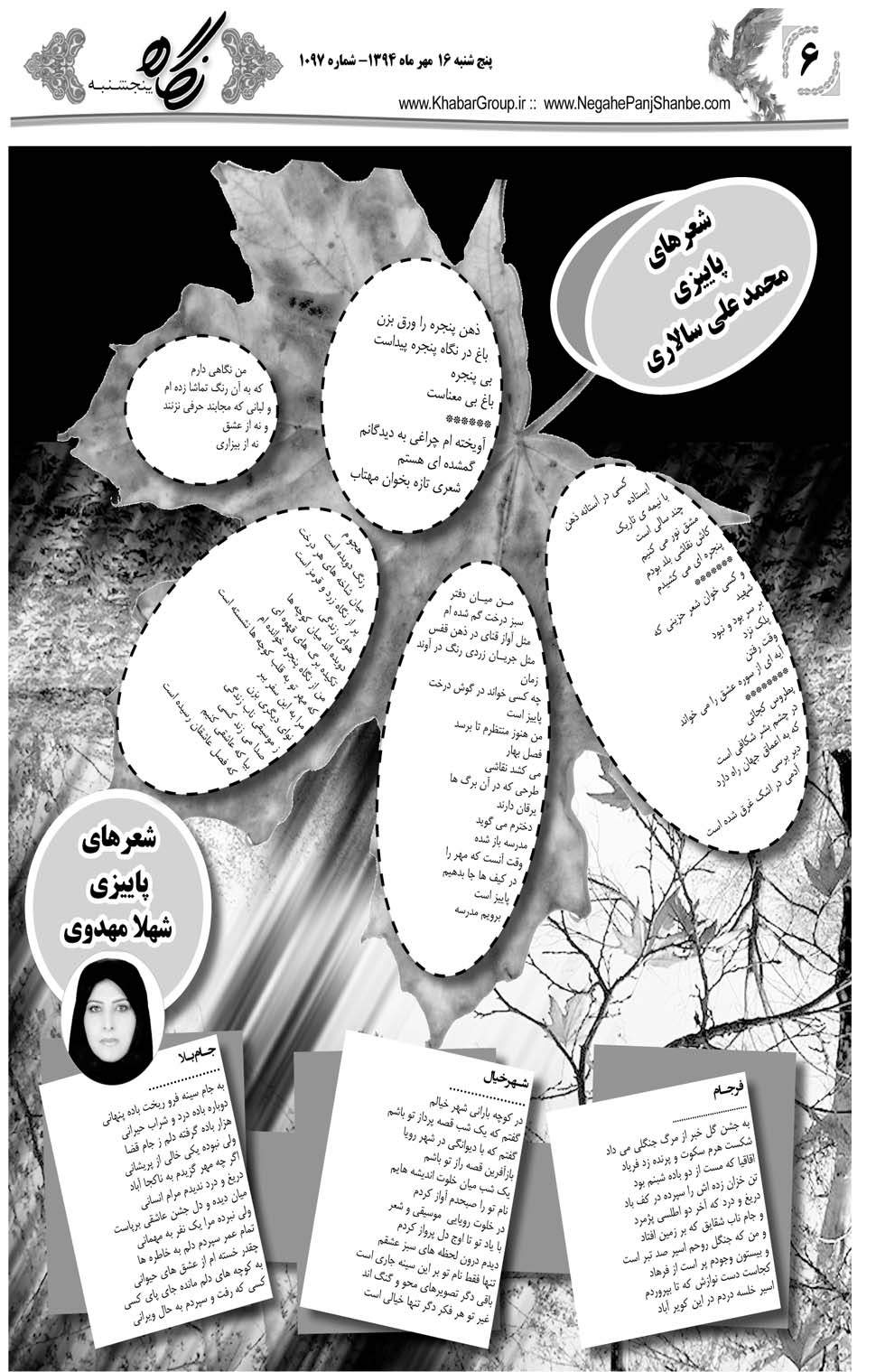 مشاهده صفحه ۳۸ روزنامه خبرجنوب تاریخ ۱۶  سال ۱۳۹۴