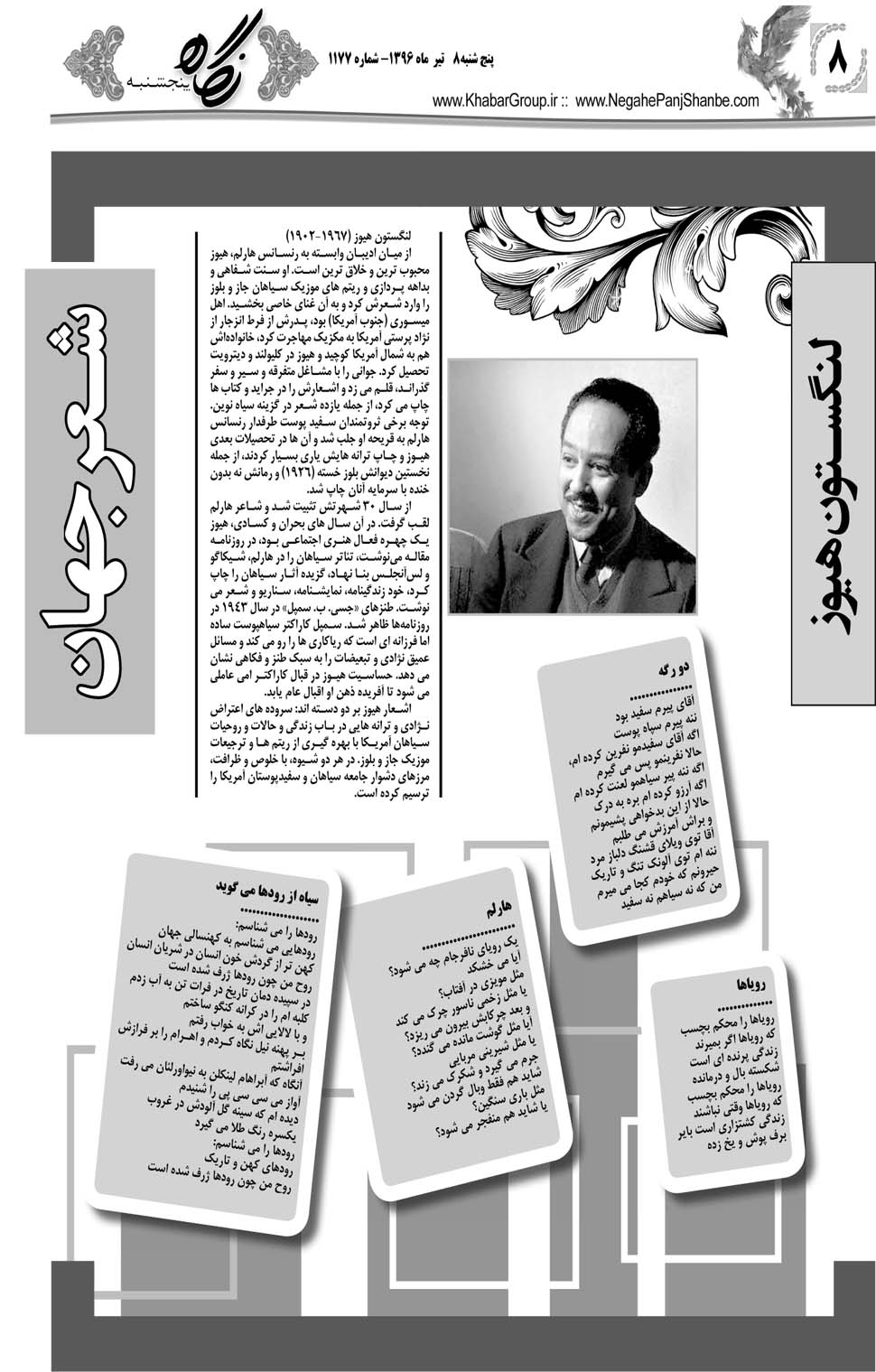 مشاهده صفحه ۴۸ روزنامه خبرجنوب تاریخ ۸  سال ۱۳۹۶