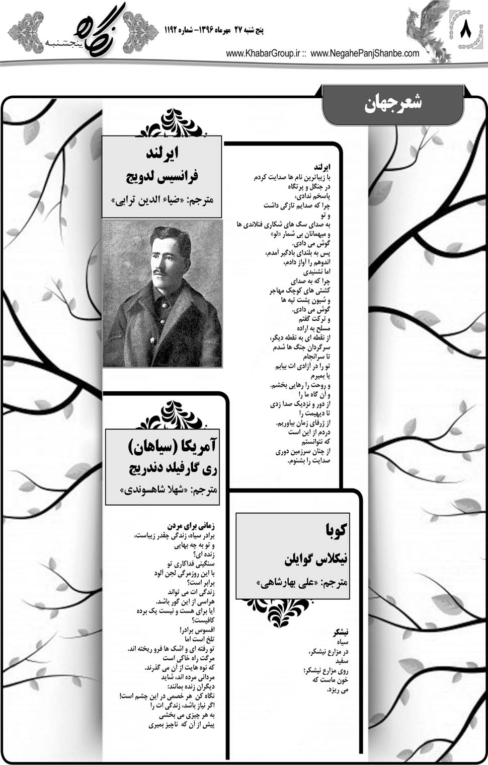 مشاهده صفحه ۴۸ روزنامه خبرجنوب تاریخ ۲۷  سال ۱۳۹۶