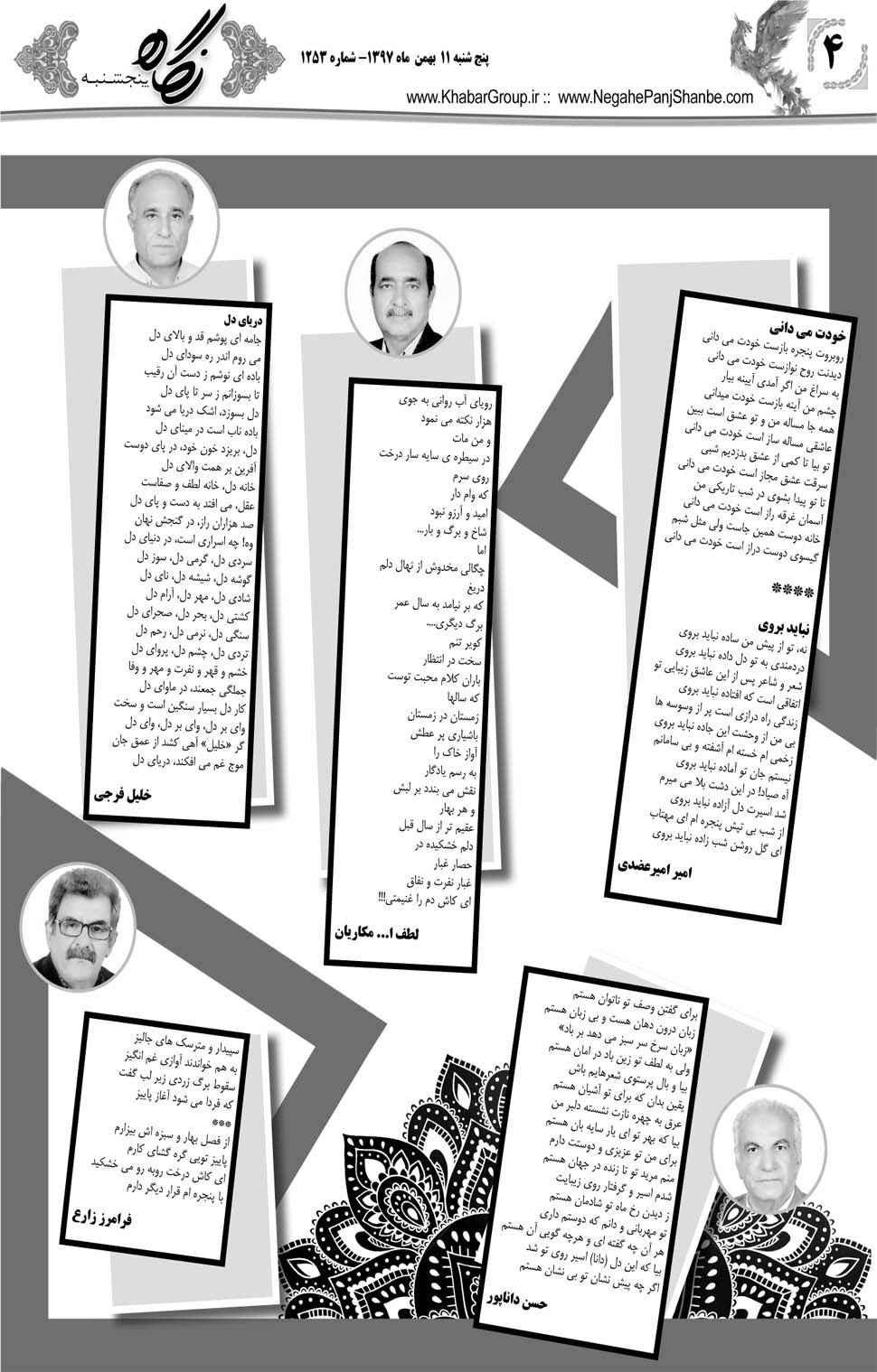 مشاهده صفحه ۳۲ روزنامه خبرجنوب تاریخ ۱۱ بهمن سال ۱۳۹۷
