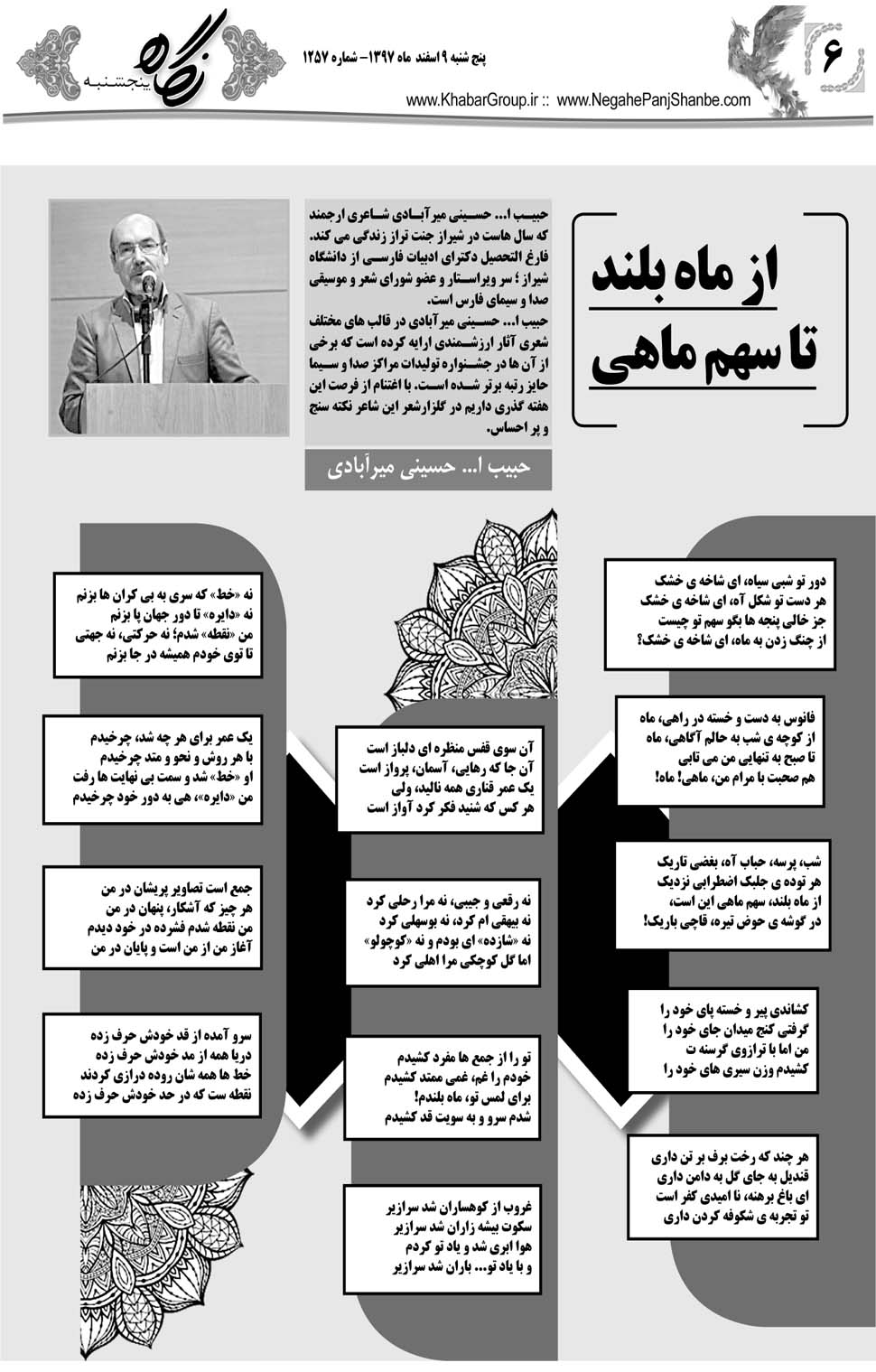 مشاهده صفحه ۳۴ روزنامه خبرجنوب تاریخ ۹ اسفند سال ۱۳۹۷