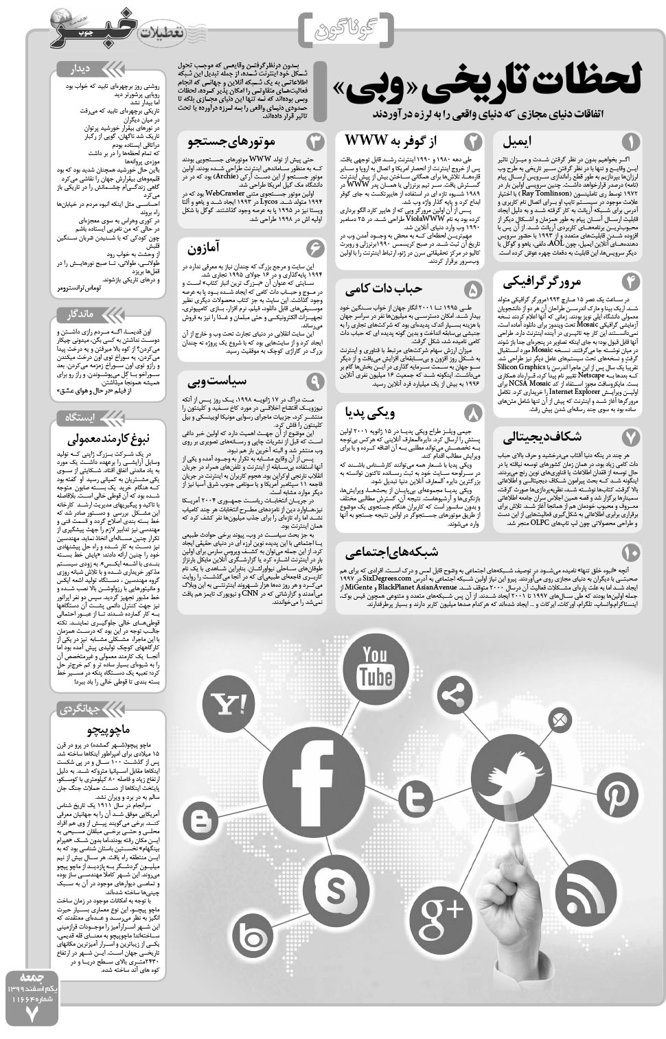 مشاهده صفحه ۷ روزنامه خبرجنوب تاریخ ۱ اسفند سال ۱۳۹۹