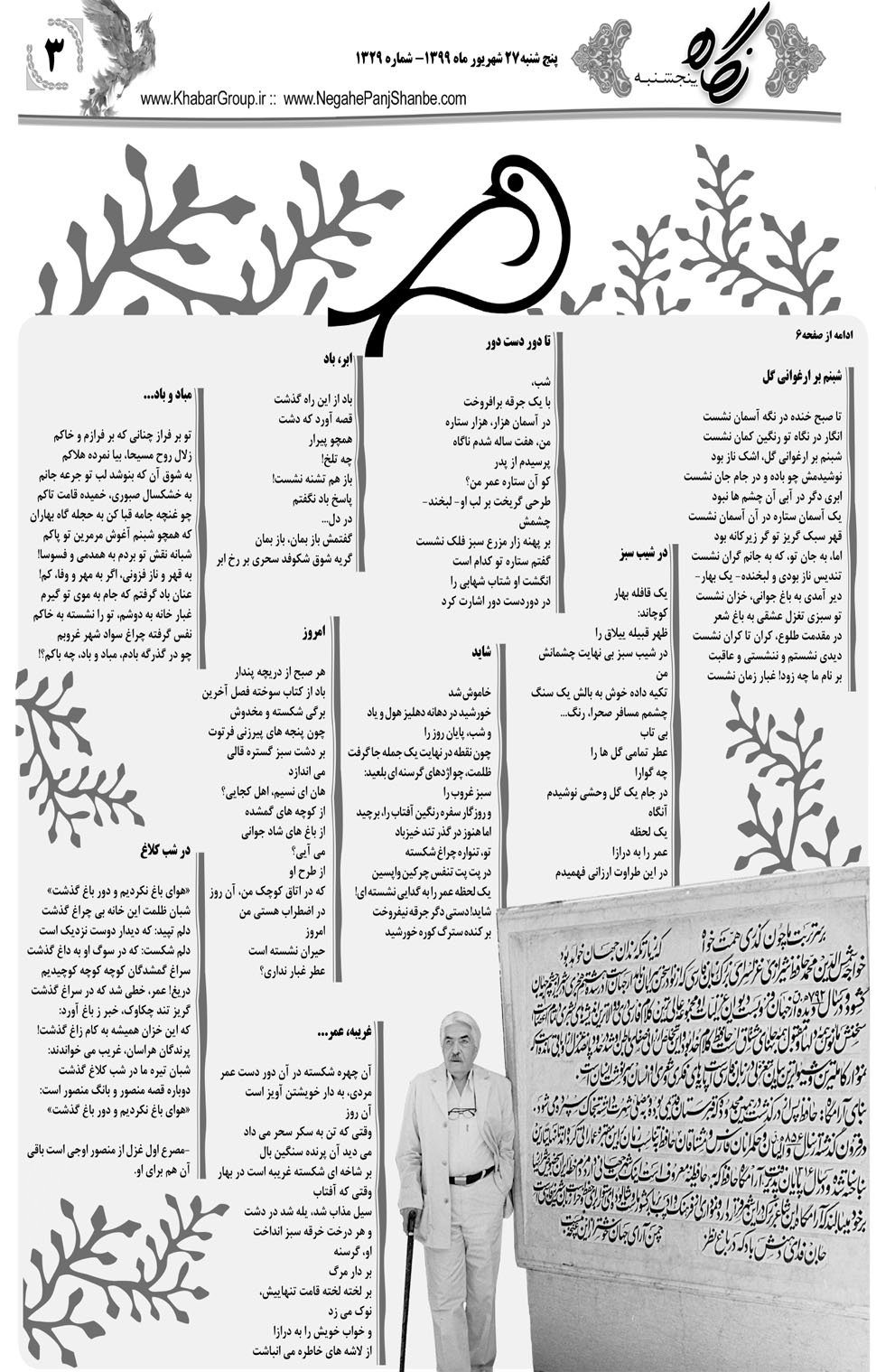 مشاهده صفحه ۱۹ روزنامه خبرجنوب تاریخ ۲۷  سال ۱۳۹۹