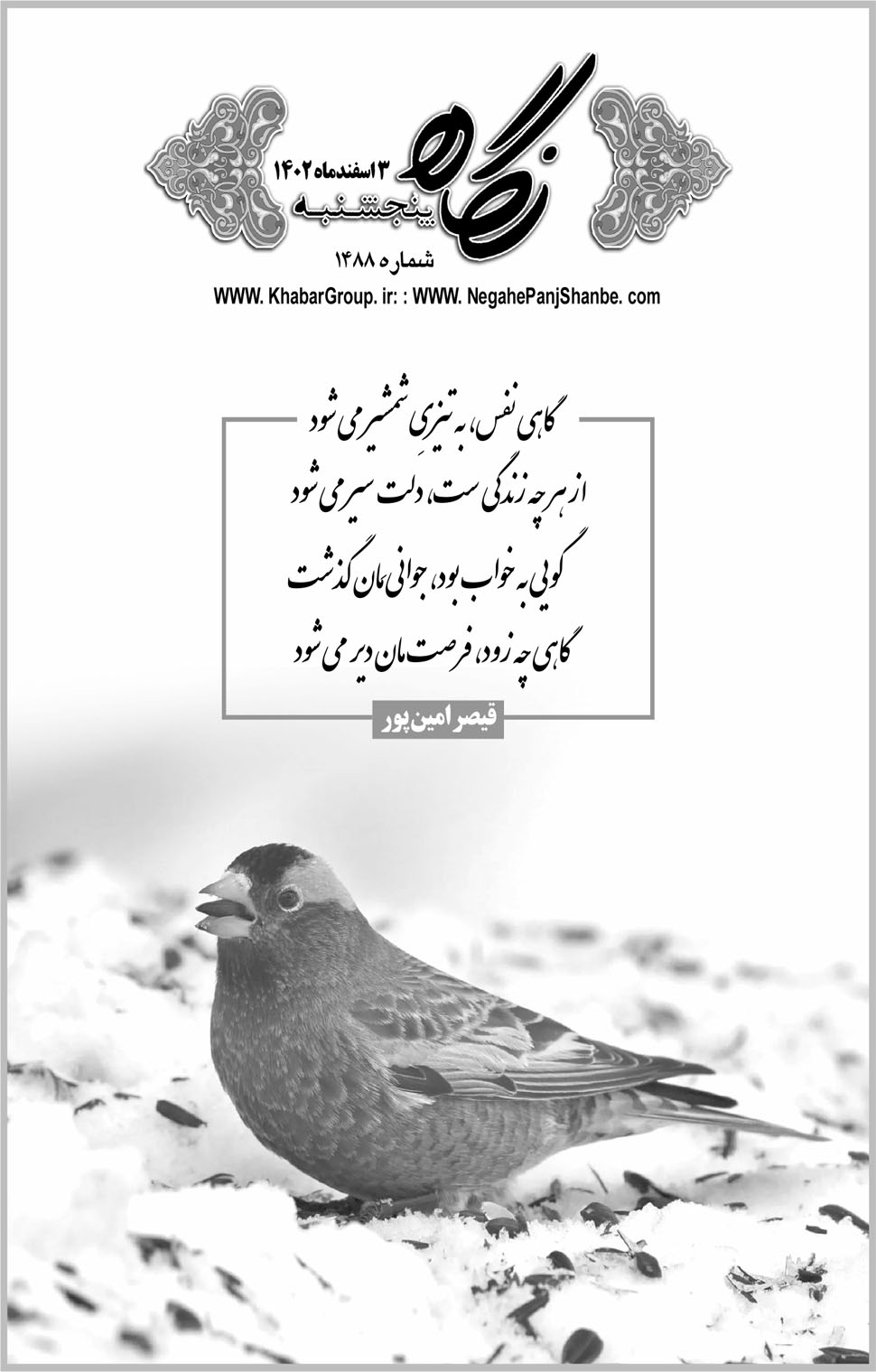 مشاهده صفحه ۱۷ روزنامه خبرجنوب تاریخ ۳ اسفند سال ۱۴۰۲