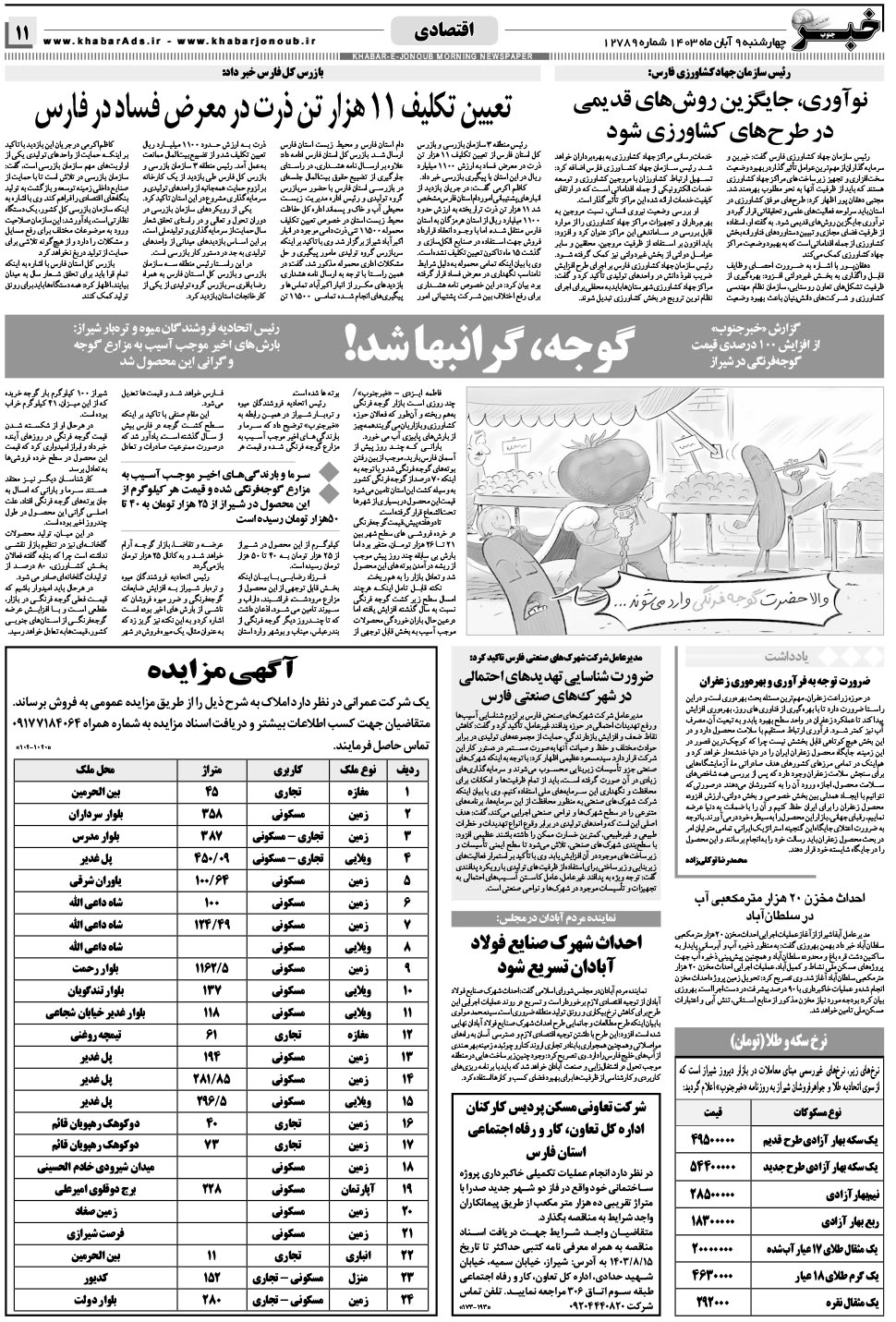 مشاهده صفحه ۱۰ روزنامه خبرجنوب تاریخ ۹  سال ۱۴۰۳