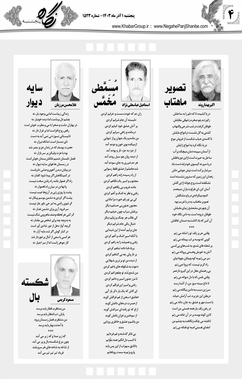 مشاهده صفحه ۲۰ روزنامه خبرجنوب تاریخ ۱  سال ۱۴۰۳